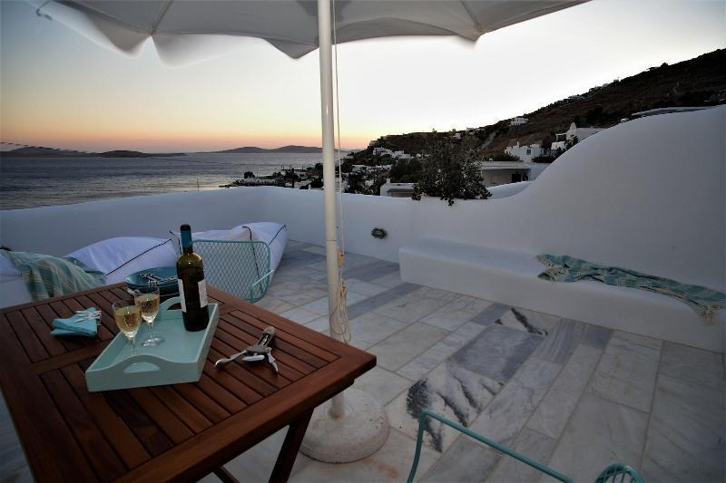 Mykonos Moussa Villa Agios Ioannis Diakoftis Bagian luar foto