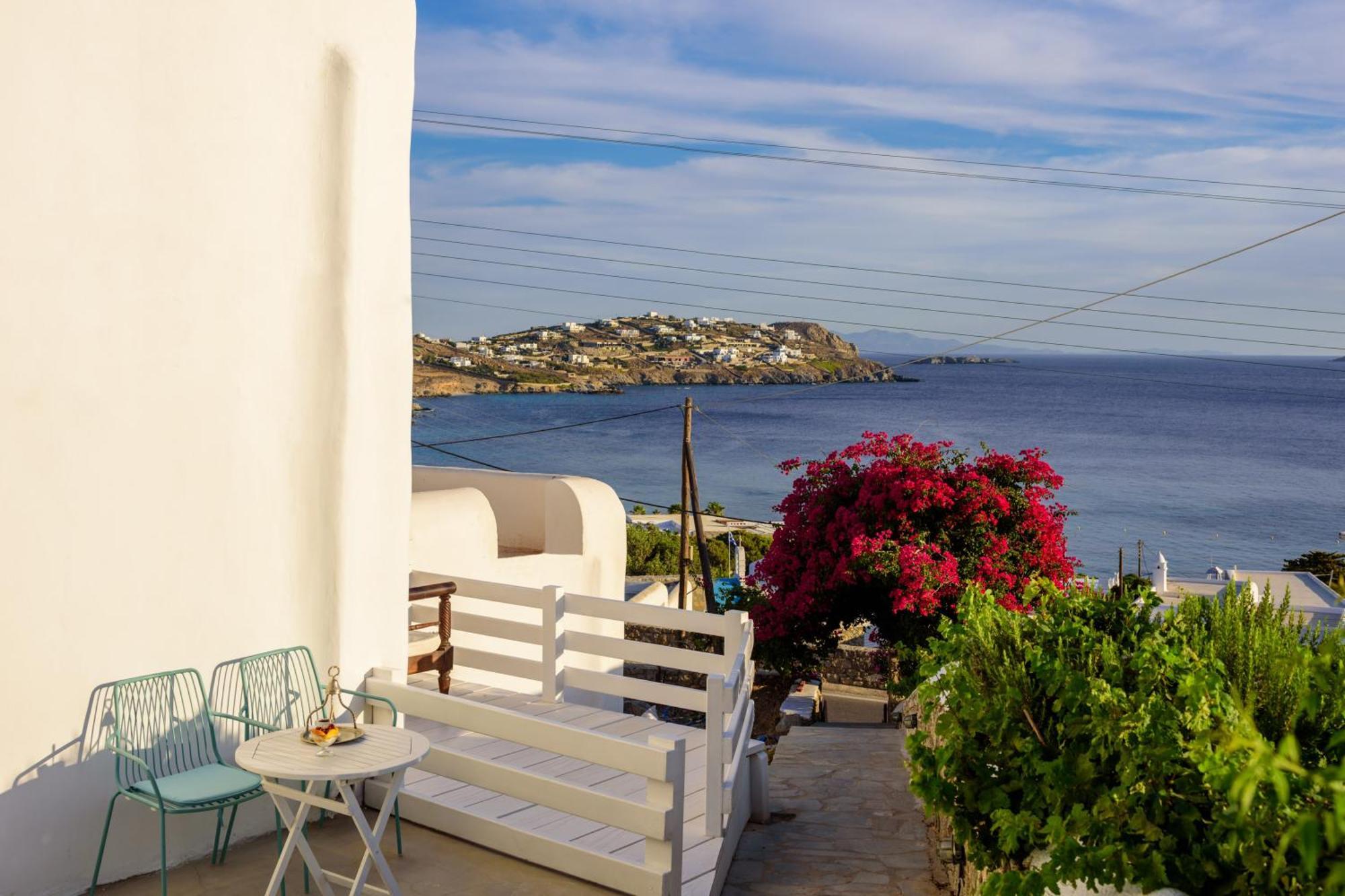 Mykonos Moussa Villa Agios Ioannis Diakoftis Bagian luar foto