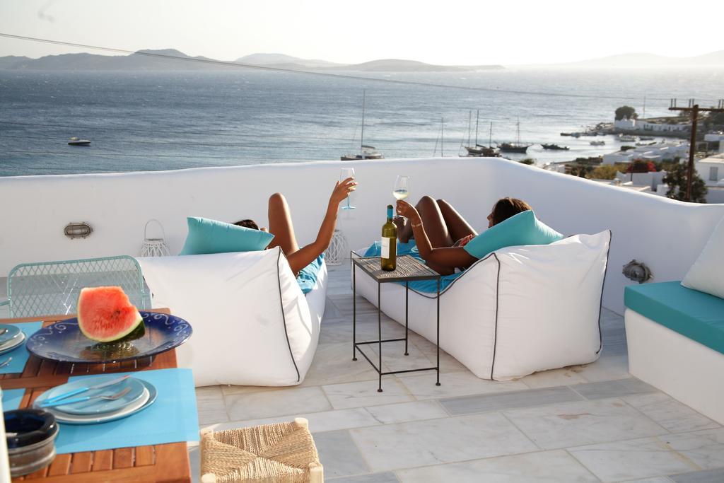 Mykonos Moussa Villa Agios Ioannis Diakoftis Bagian luar foto