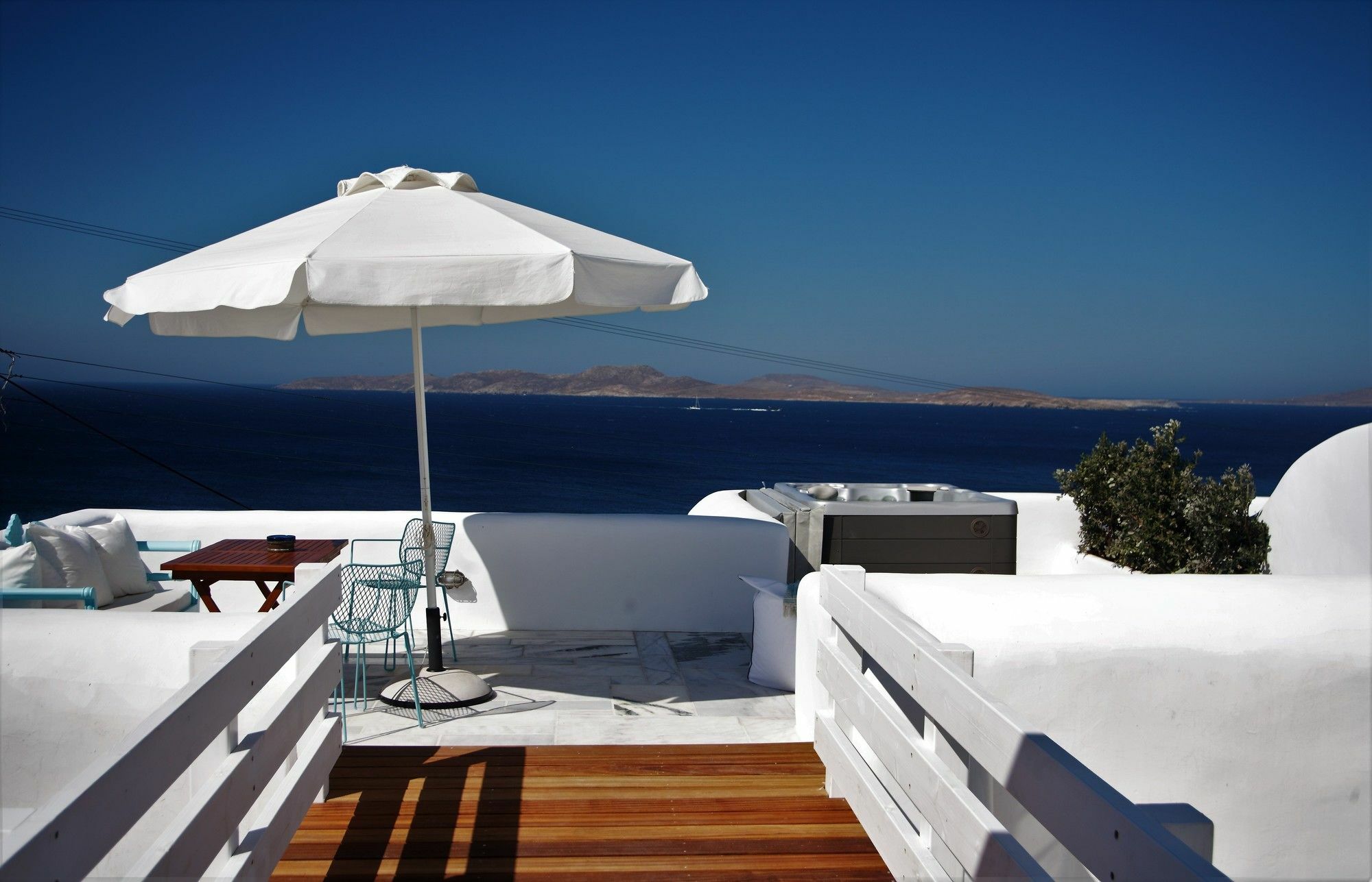 Mykonos Moussa Villa Agios Ioannis Diakoftis Bagian luar foto