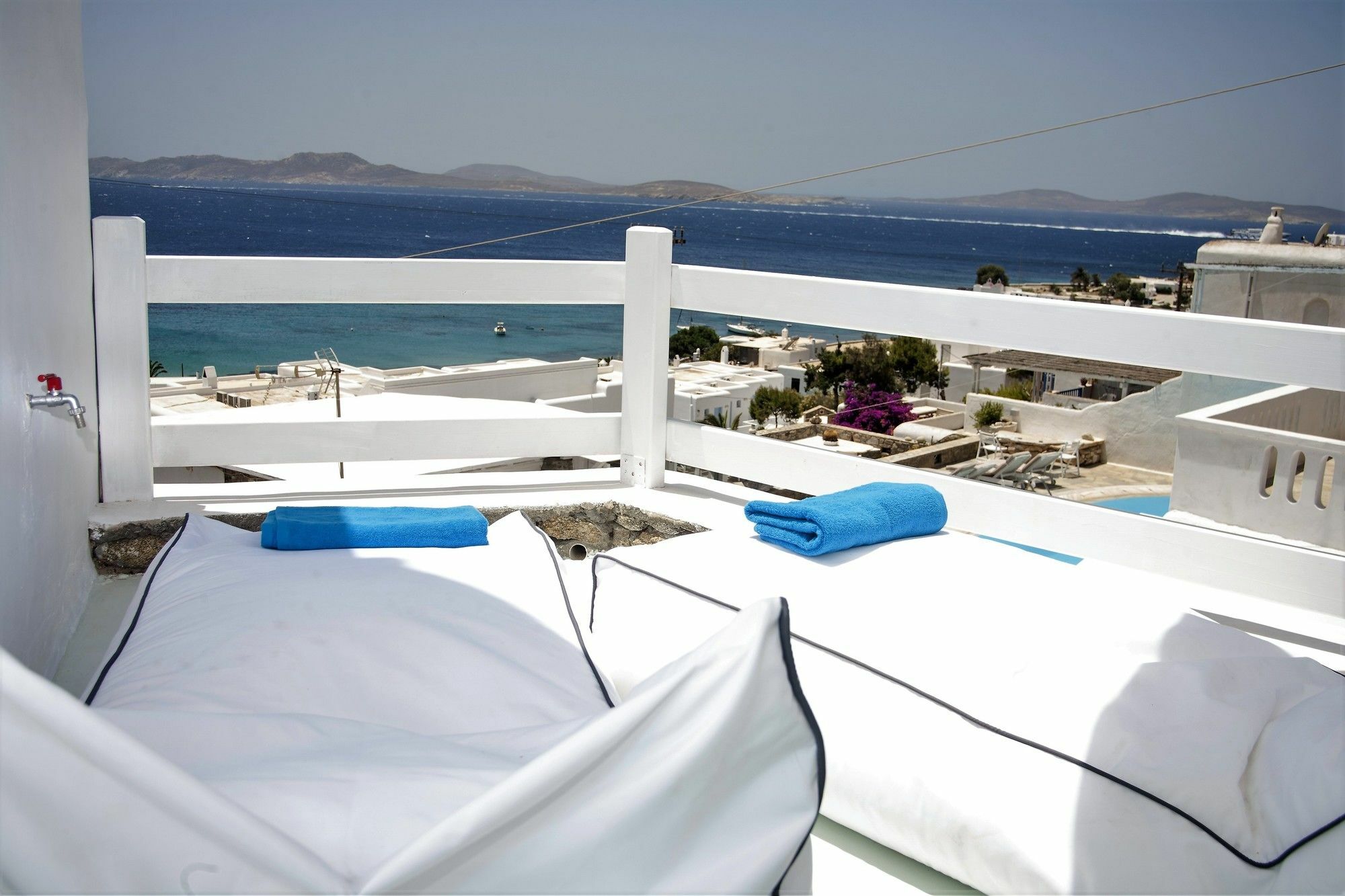Mykonos Moussa Villa Agios Ioannis Diakoftis Bagian luar foto