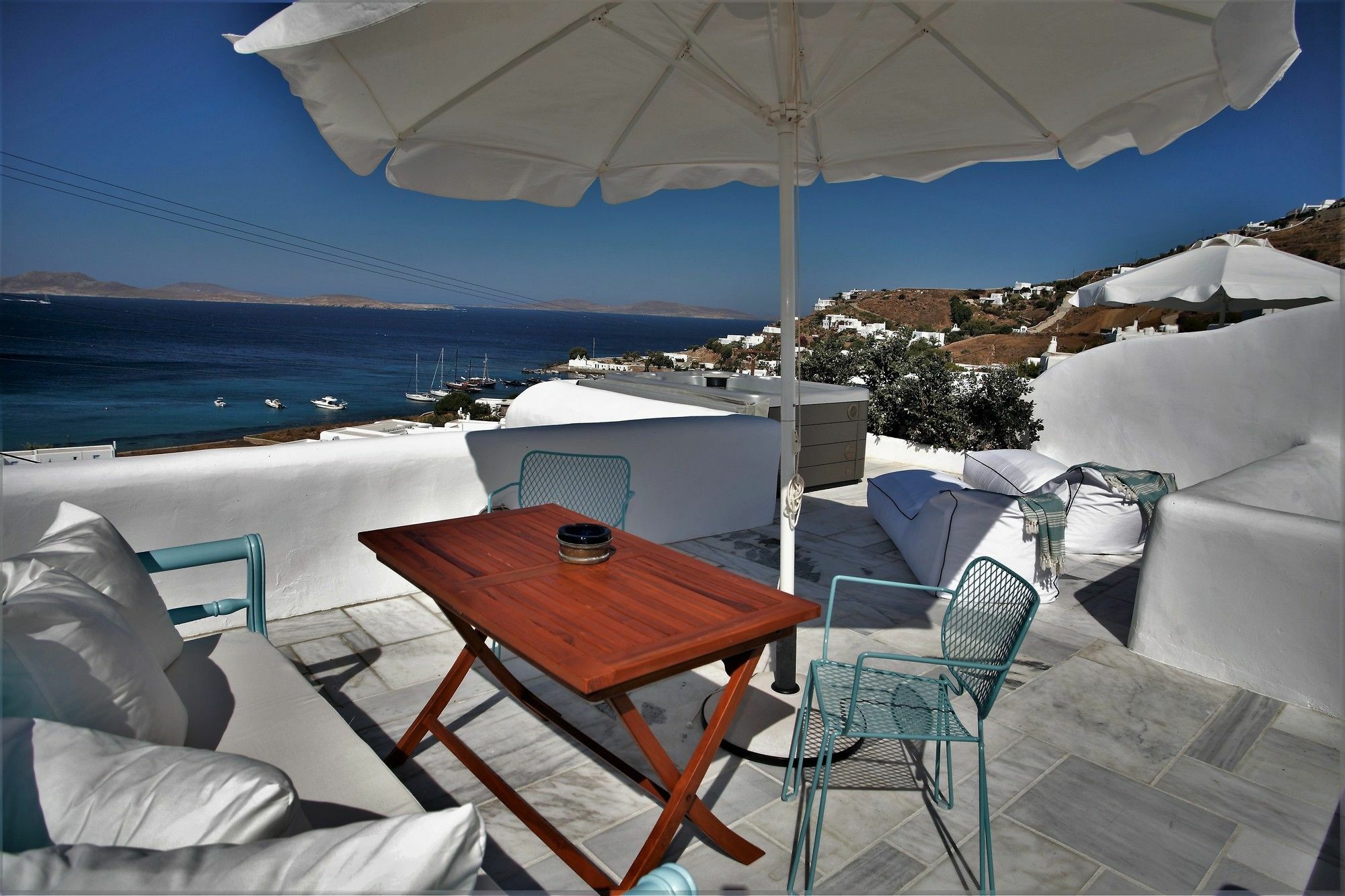Mykonos Moussa Villa Agios Ioannis Diakoftis Bagian luar foto